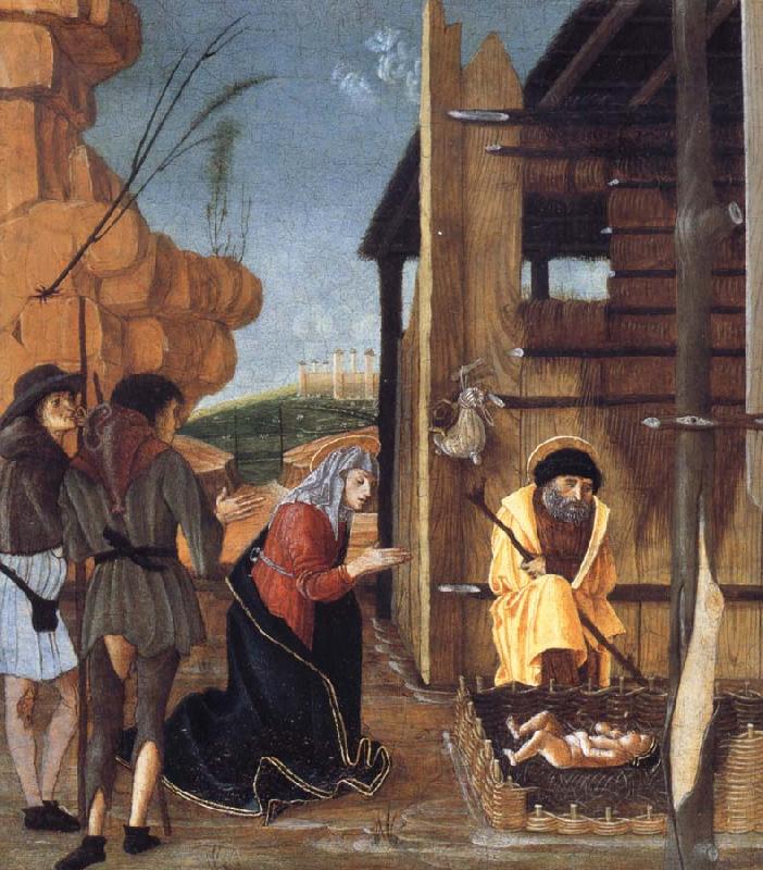 BUTINONE, Bernardino Jacopi The Adoration of the Shepherds Sweden oil painting art